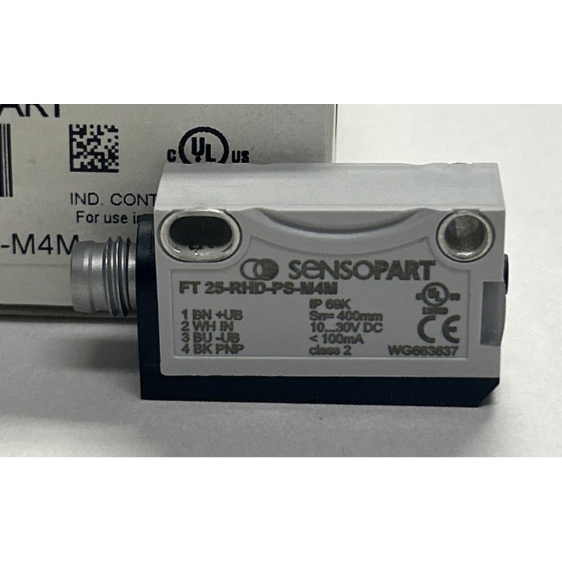 FT 25-RH-PS-M4M su BDS 200mm M8 4pin