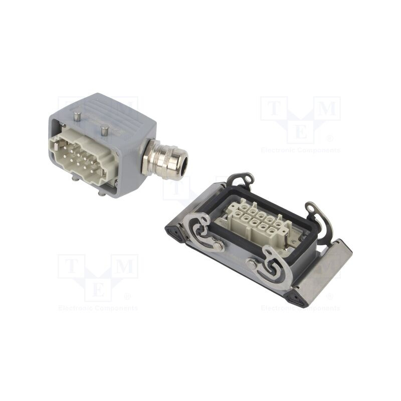 Connector, HDC, male femaleHEPIN1016A500V10PEsize 4