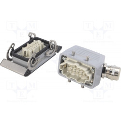Connector, HDC, male femaleHEPIN1016A500V10PEsize 4
