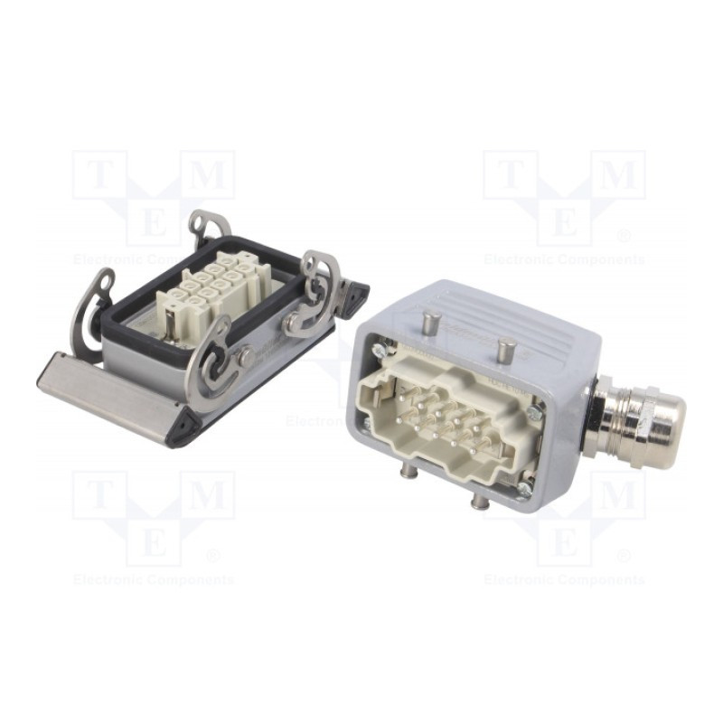 Connector, HDC, male femaleHEPIN1016A500V10PEsize 4
