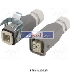 Connector, HDC, male femaleHEPIN1016A500V10PEsize 4