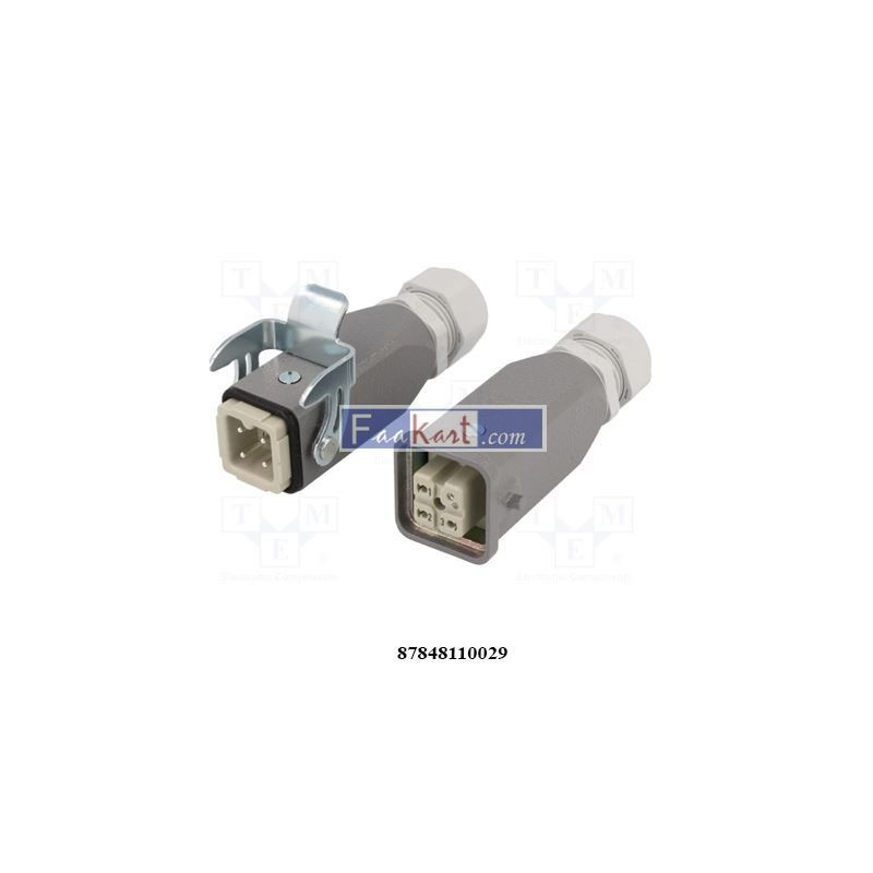 Connector, HDC, male female HEPIN1016A500V10PE size 4