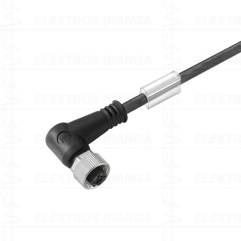 XS2FM12PVC5A5M Sensor Cable. M12/5p, PVC, 5 Wires, Angled, 5m
