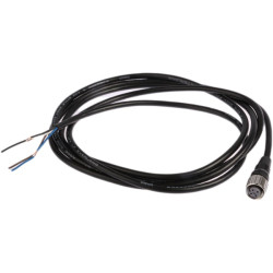 XS2FM12PVC5A5M Sensor Cable. M12/5p, PVC, 5 Wires, Angled, 5m
