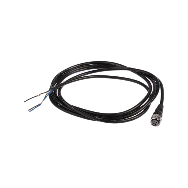 XS2FM12PVC5A5M Sensor Cable. M12/5p, PVC, 5 Wires, Angled, 5m