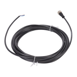 CD12M/0B-020A5 Connector M12-F, 4 poles, 2m, PUR, Axial