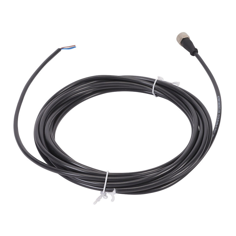 CD12M/0B-020A5 Conn.M12-F,4poles-2m, PUR, Axial