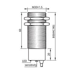 CS30-S20PCO80-A2P Capacitive Sensor