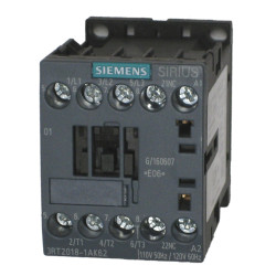 3RT2018-1AK62 Kontaktorius S00, 7,5kW, 110VAC, 1NC