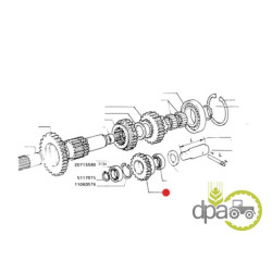 3MN250 Z25 L36 R107 pavaros velenas