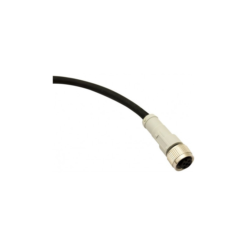 CD12M/0B-100A5 M12-F, 4 poles-10m, PUR, Axial