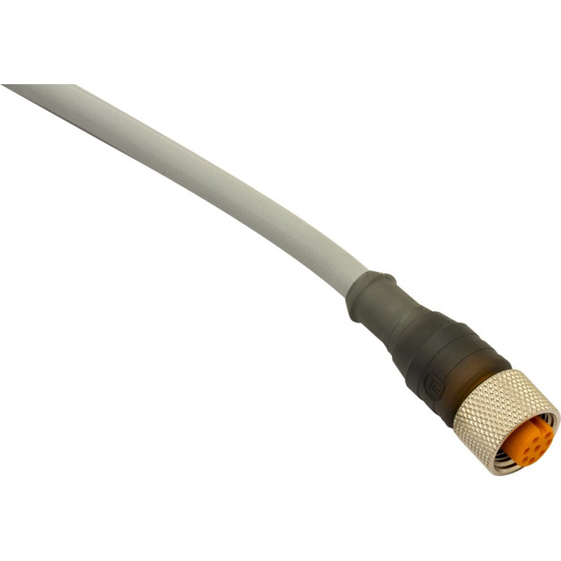 CD12M/0B-100A5 M12-F, 4 poles-10m, PUR, Axial