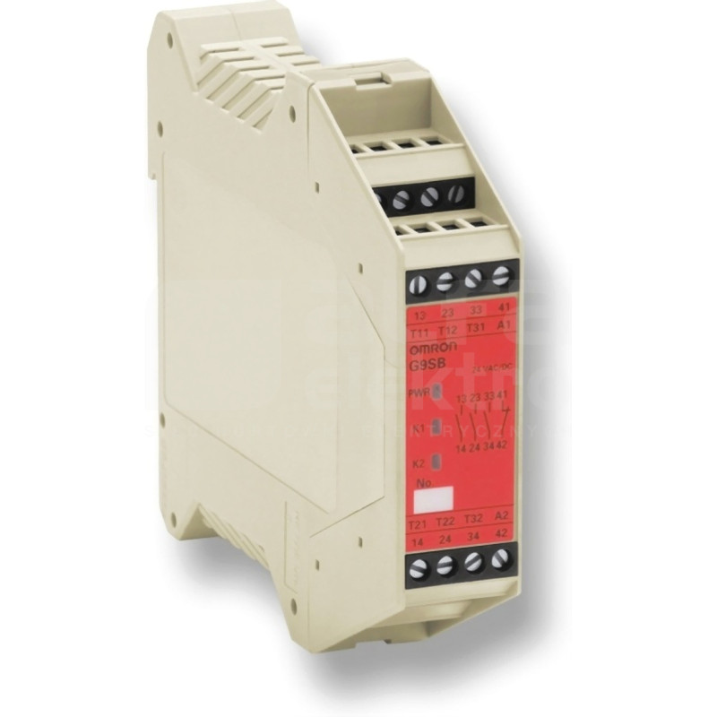 AC/DC24 Safety Relay Device, 3PST-NO Auxiliary SPST-NC