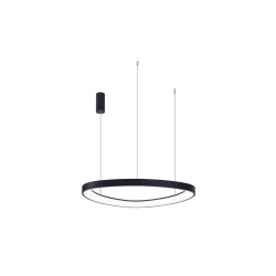 46W LED pendant light GIOTTO, black, 3000K, dimmable, 01-1735
