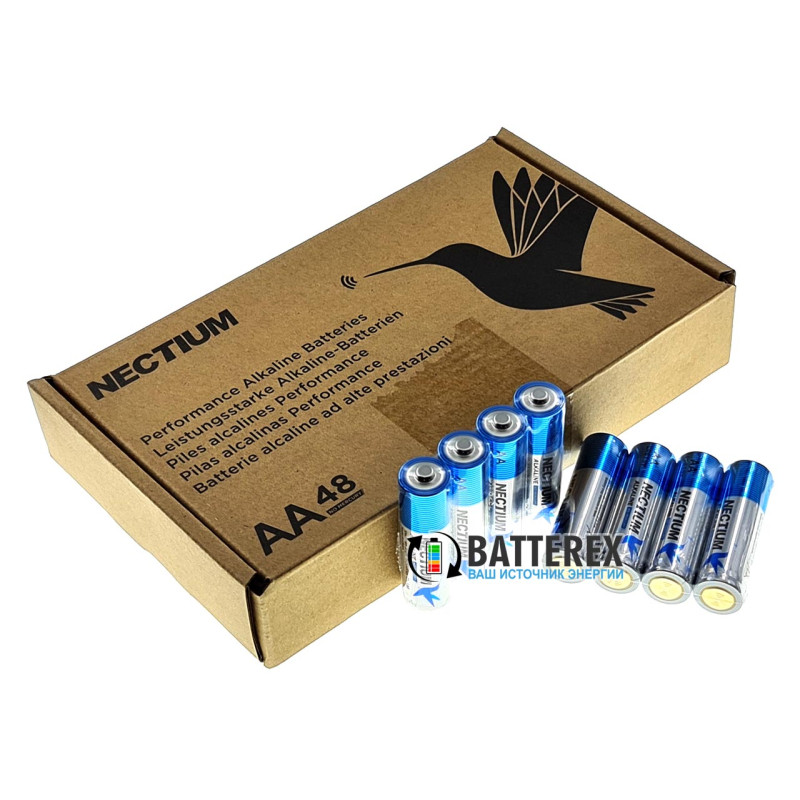 BAT-LR6/EGI-BOX Alkaline AA Battery 1.5V Non-Rechargeable 10pcs Industrial