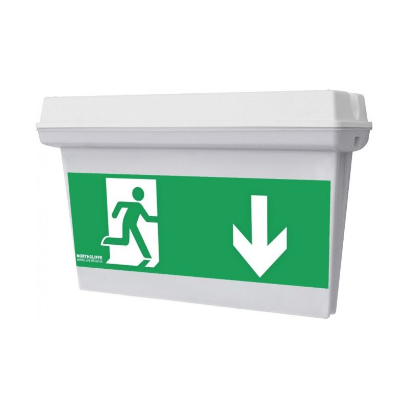 Hydra 3PLED Emergency Light, IP65 M/NM 3h