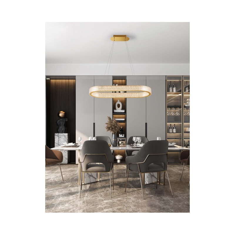 70W LED Hanging Light MAXIMOS, Black, 3000/4000/6000K, Dimmable, 4301100