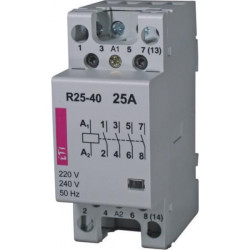 R25-40230VAC ETI Kontaktorius - 25A 4NO 230VAC