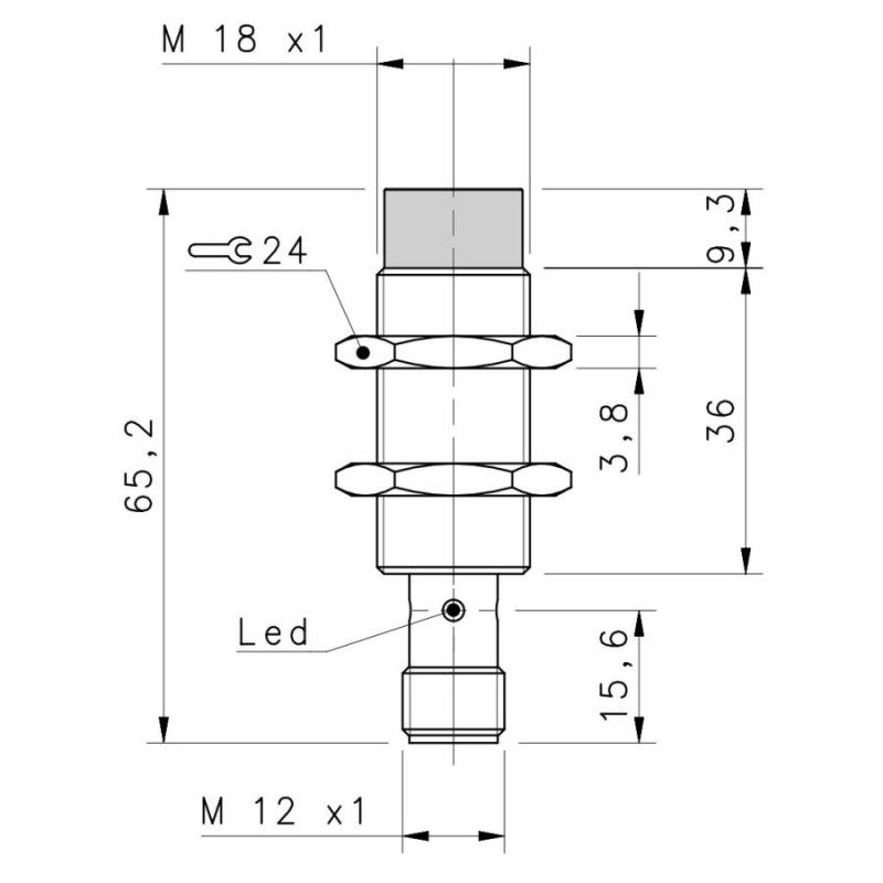 IS-18-H2-S2 NOT FLUSH PNP