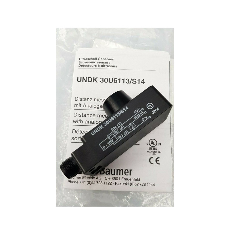 UNDK 30I6112/S14 Ultrasonic distance measuring sensor