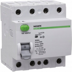Ex9L-N Current Leakage Relay 4P 25A 30mA 6kA