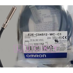 E2E-C04S12-WC-C1 Inductive sensorOUT NPN / NO 01.2mm 1030VDC Ø4 2m IP67