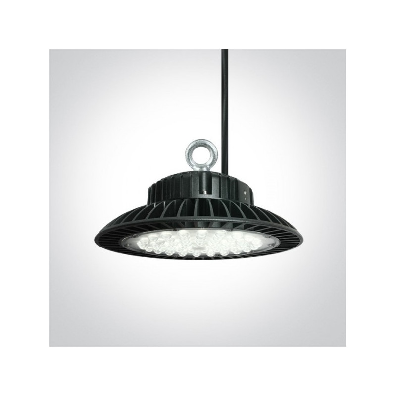 200W LED UFO šviestuvas VOYAGER, juodas, 4000K, IP65