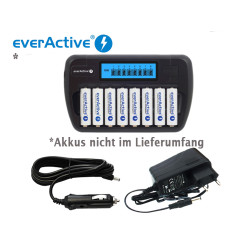 Automatic Charger 1-8 AAA, AA NiCd, NiMH EverActive