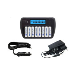 Automatic Charger 1-8 AAA, AA NiCd, NiMH EverActive