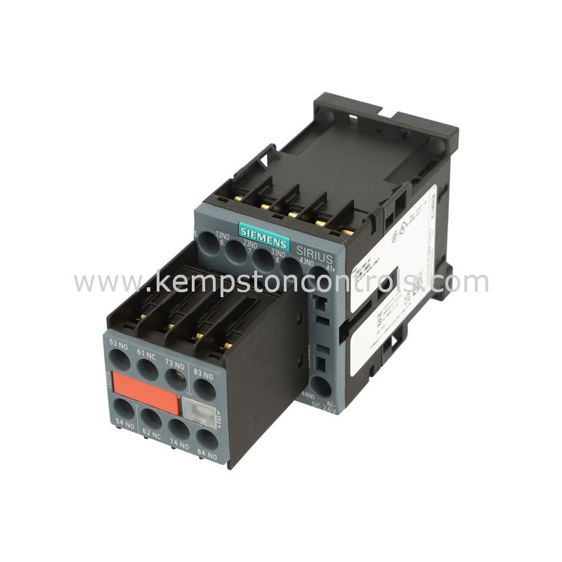 3RH2271-1BB40 Siemens SIRIUS 3RH2 Contactor Relay, 24 V dc Coil, 10 A, 7NO 1NC, 690 V ac