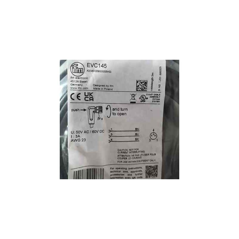 Connecting cable with socket Ifm