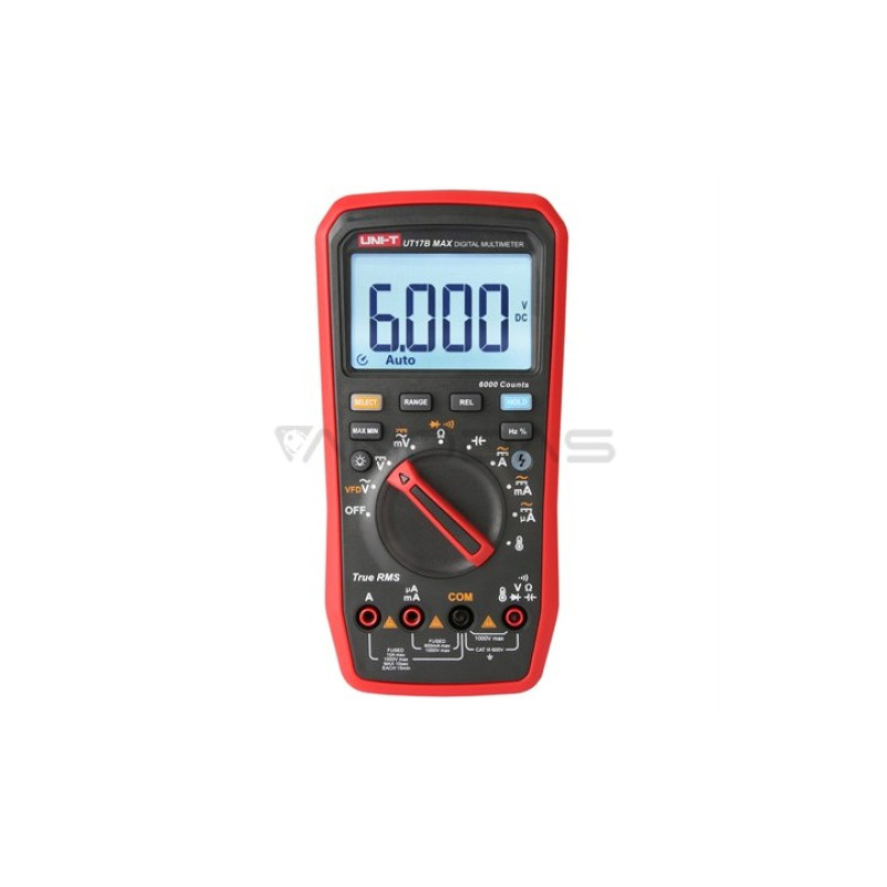 Digital Multimeter UT60EU, CAT II 1000V/CAT III 600V, TRMS