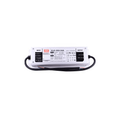 ELG-200-24A-3Y Impulse Power Supply LED 24V 8.4A, Adjustable, PFC, IP65, MEAN WELL