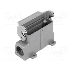 Enclosure for connectors HDC size 16A for cable Han IP65