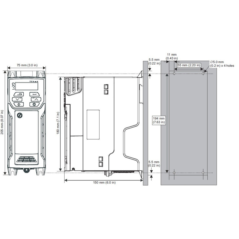 C200-024 00041 1,5kW/4,1A Commander C pavara