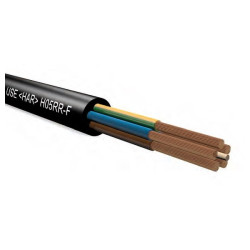 Kabelis H05RR-F 5x2,5 guminis