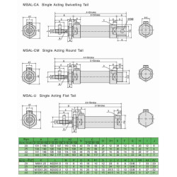 24N2A16A020 MINICILINDRI