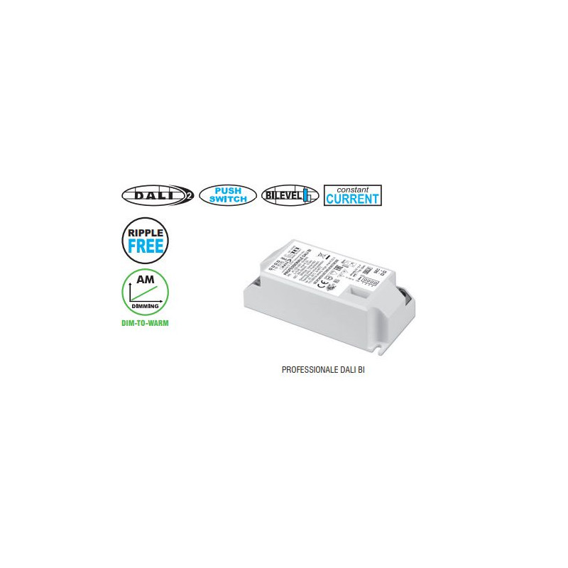0W srovės šaltinis LED 300-1050mA 5-44V, DIP-SWITCH, IP20, TCI