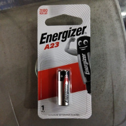 A23 23A Šarminė Battery, E23A 12V 50mAh Alkaline Energizer, Pack of 2