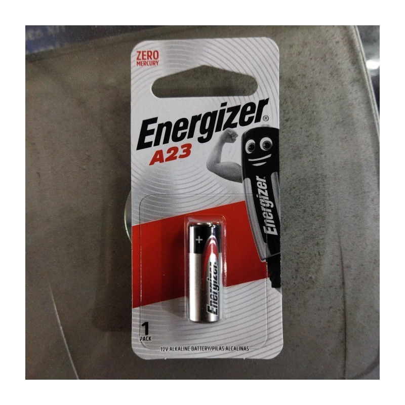 A23 23A Šarminė Battery, E23A 12V 50mAh Alkaline Energizer, Pack of 2