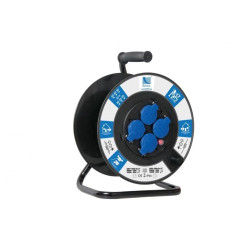 Extension Reel B.1116-300RT-S 4-Socket Plastic Empty, IP44, PAWBOL