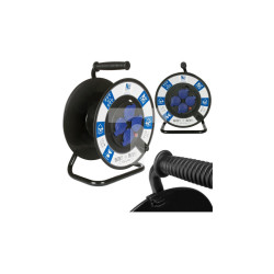 Extension Reel B.1116-300RT-S 4-Socket Plastic Empty, IP44, PAWBOL