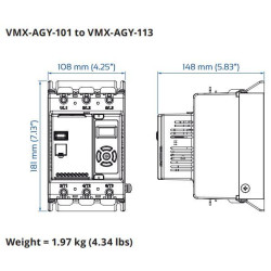 VMX-AGY-209-06-01 Švelnaus paleidimo įrenginys