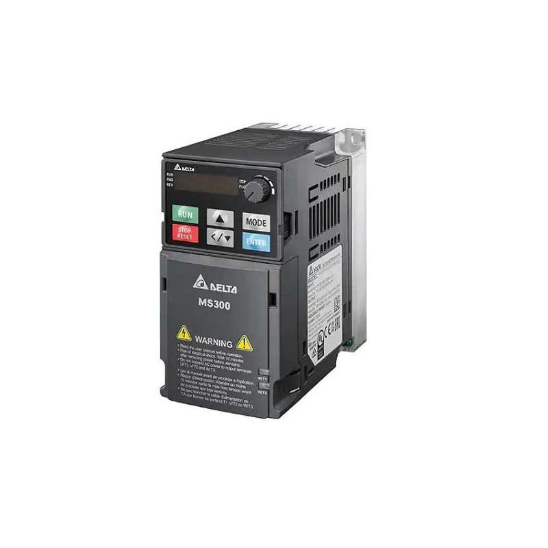 VFD4A2MS43AFSAA Dažnio keitiklis, 1,5kW 3x460V MS300 su integruotu EMC filtru