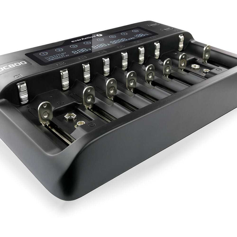 Microprocessor Charger for Lithium Ion and Ni-MH Cylindrical Batteries