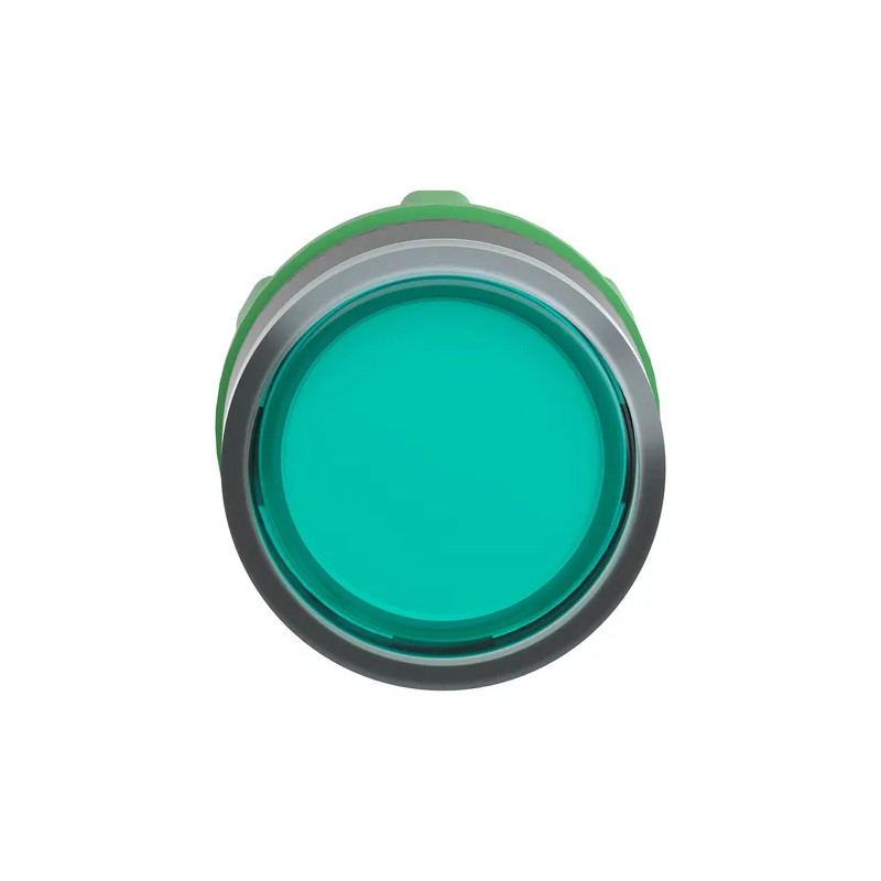 Green LED Illuminated Button