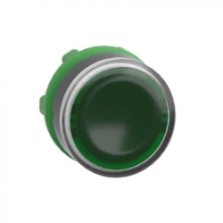 Green LED Illuminated Button