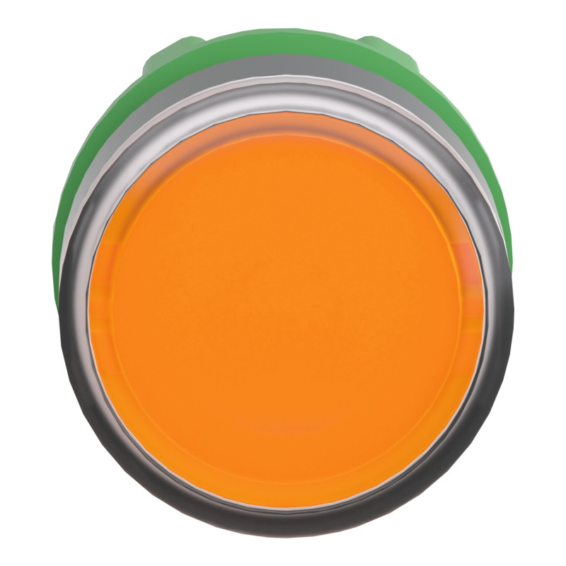 Yellow LED Light Button