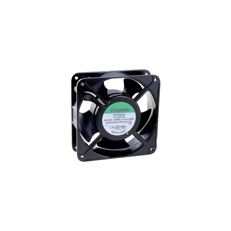 DP200A2123XST Fan 120x120x38mm 230VAC 22W 161m/h 44dBA with input SUNON RoHS