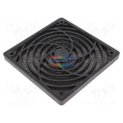 LFT120FI45 Grotelės ventiliatoriui 120x120mm su filtru 45ppi